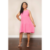 Fuchsia Baby Doll Dress