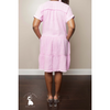 Candy Pink Acid Washed Dress