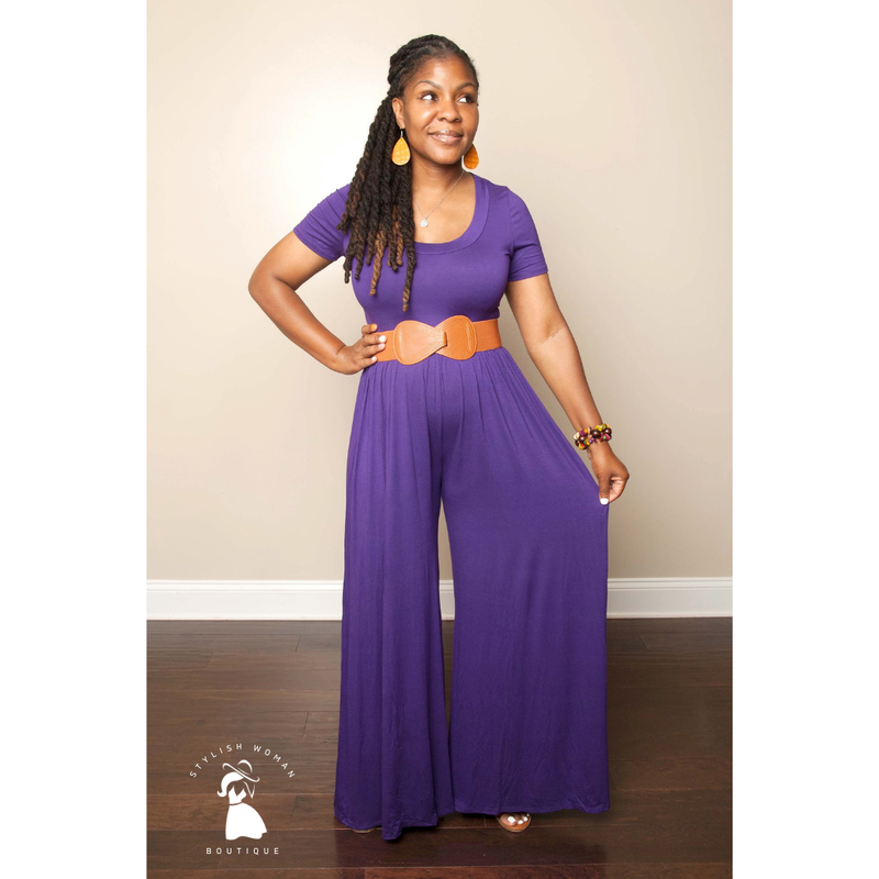 Pretty in Purple Jumpsuit