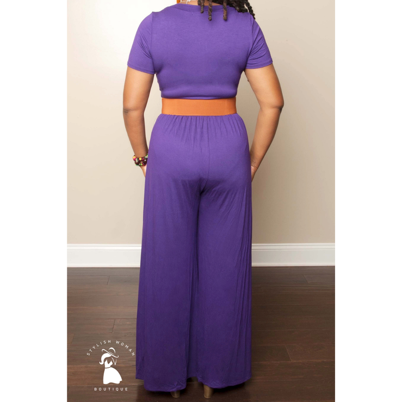 Pretty in Purple Jumpsuit