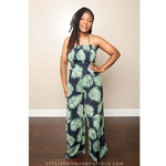 Leaf Printed Jumpsuit