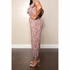 Secret Garden Red and Blue Floral Jumpsuit