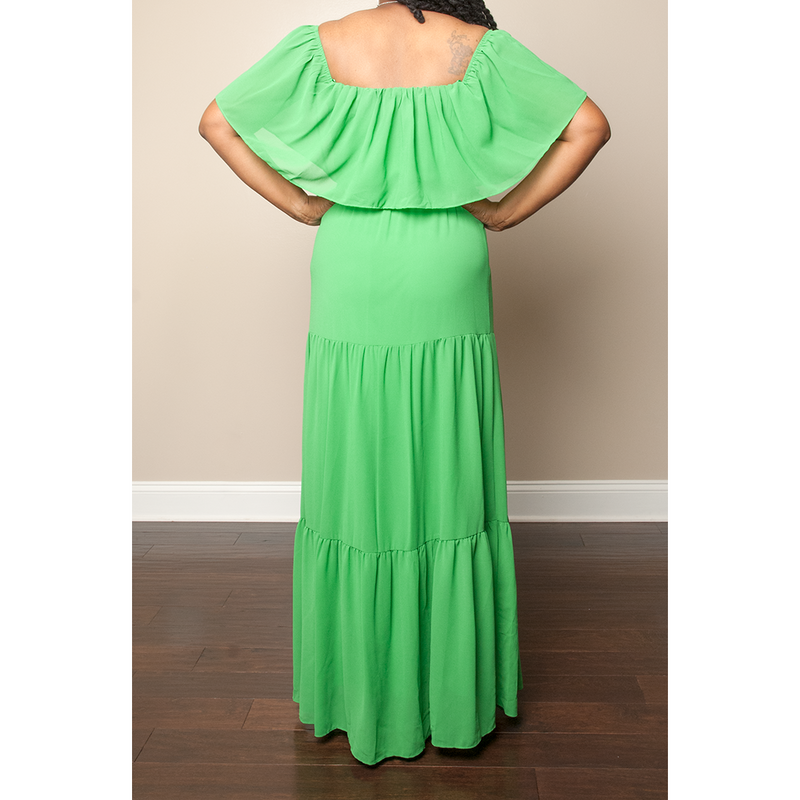 Gracious in Green Maxi Dress