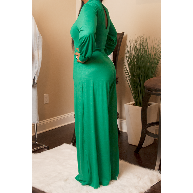 (Restocked) Green with Envy Jumpsuit