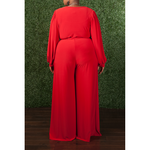 Ravishing Red Jumpsuit (Plus)