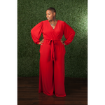 Ravishing Red Jumpsuit (Plus)